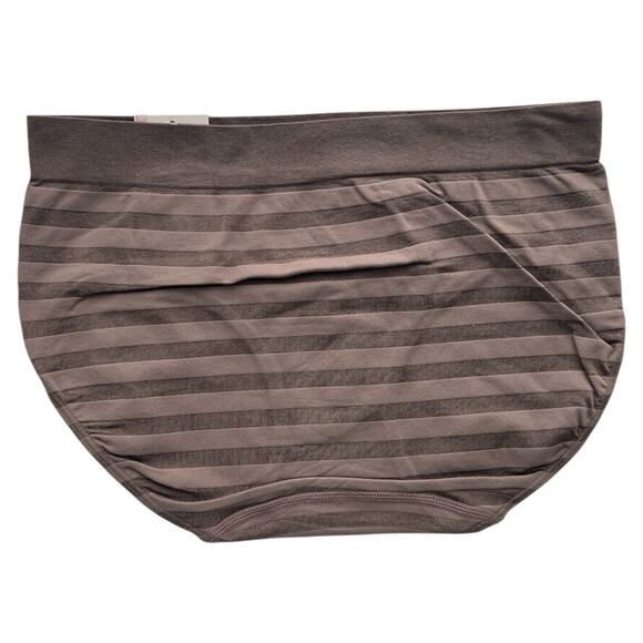 Lot 6 Jockey Brown Matte & Shine Seamsfree Hipster, US8 - Picture 4 of 5